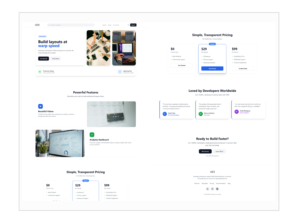 Image-Focused Builder